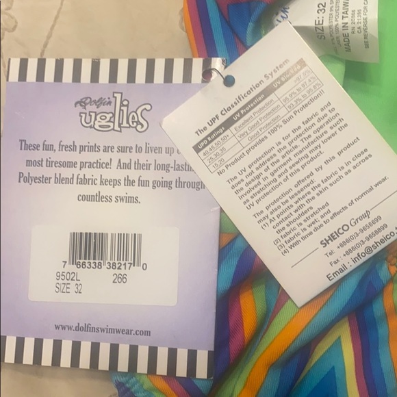 Dolphin Uglies practice swim suit size 32 - Picture 5 of 5